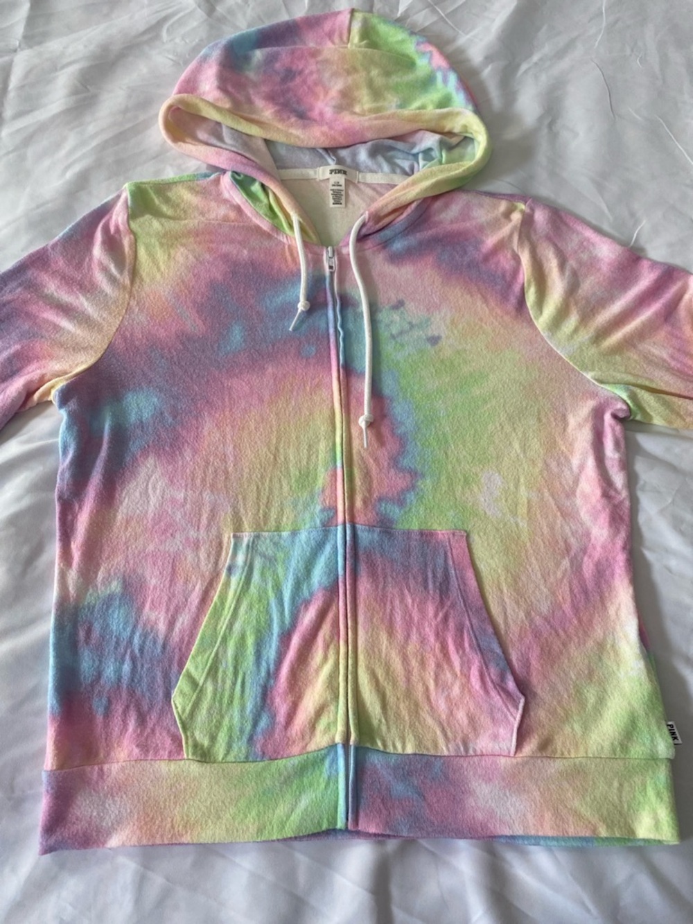Pink by Victoria’s Secret Tie Dye Zip Up Hoodie